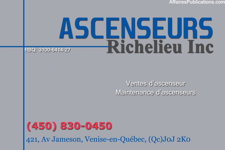 ASCENSEURS RICHELIEU INC
