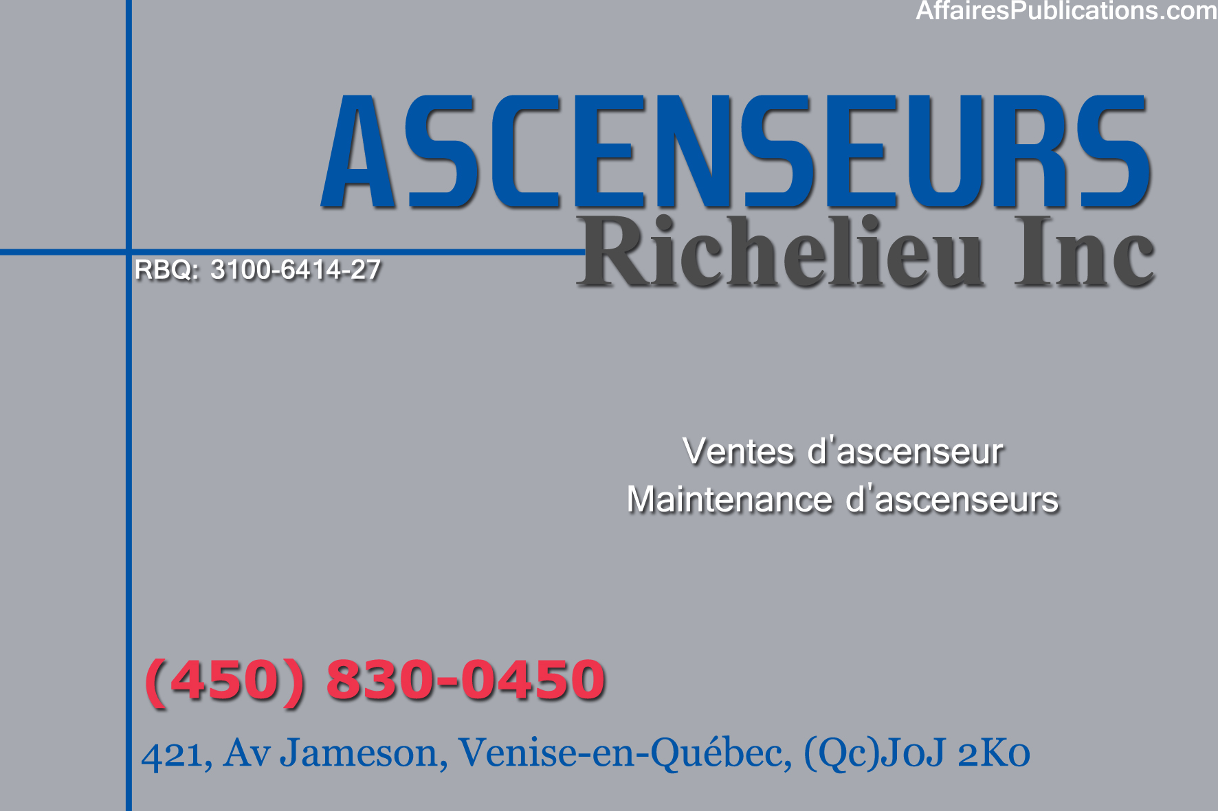 ASCENSEURS RICHELIEU INC