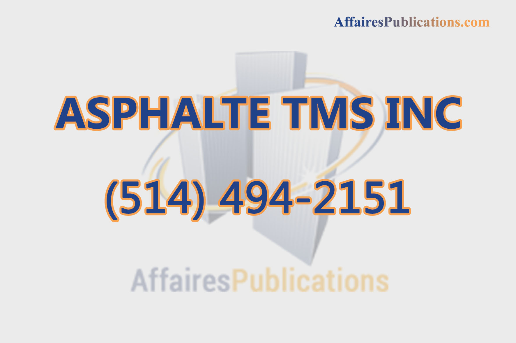 ASPHALTE TMS INC