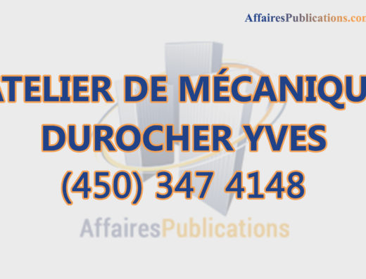 ATELIER DE MÉCANIQUE DUROCHER YVES