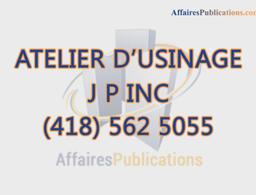 ATELIER D’USINAGE J P INC