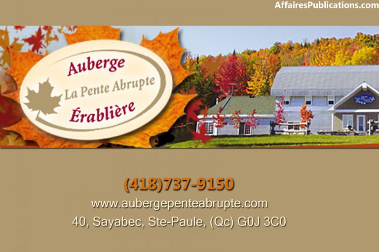 AUBERGE DE LA PENTE ABRUPTE