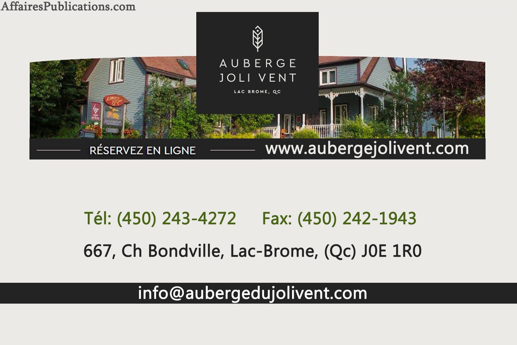 AUBERGE DU JOLI VENT