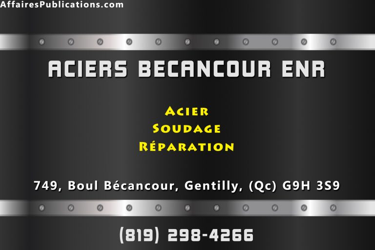 ACIERS BECANCOUR ENR