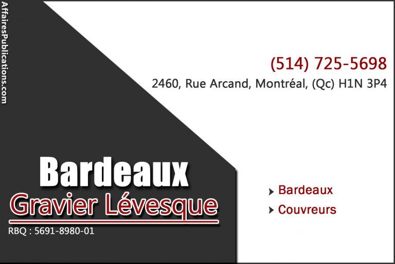 BARDEAUX GRAVIER LÉVESQUE