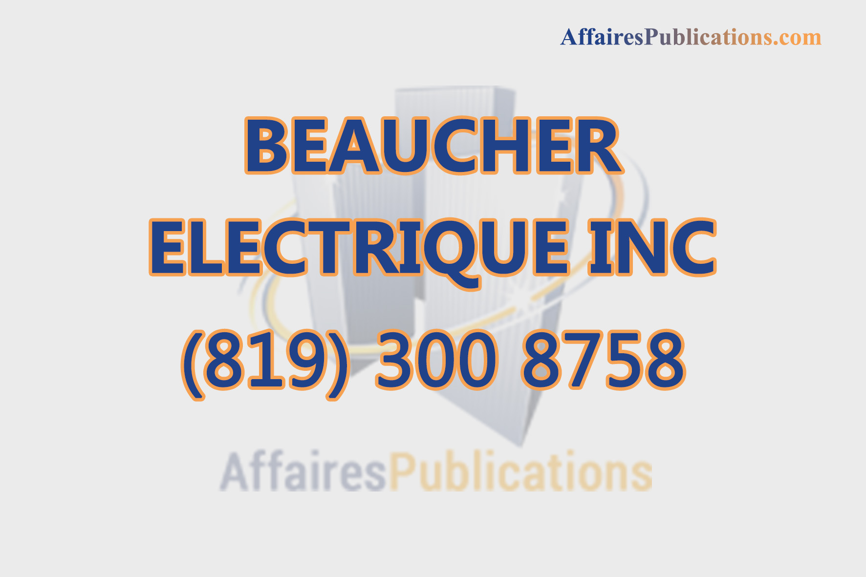BEAUCHER ELECTRIQUE INC