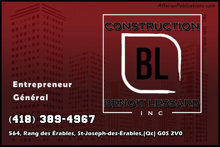 BENOIT LESSARD CONSTRUCTION