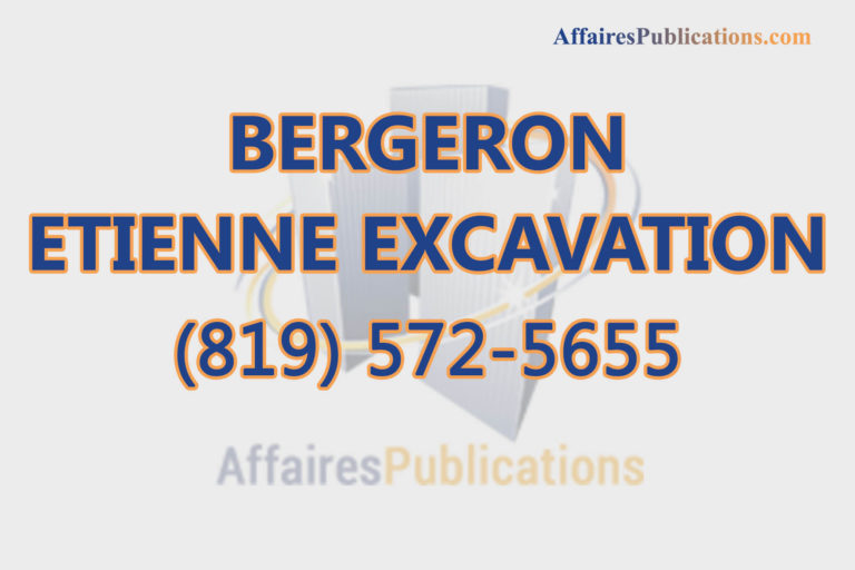 BERGERON ETIENNE EXCAVATION