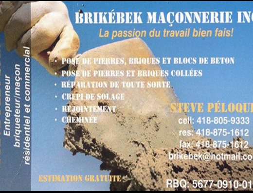 BRIKÉBEK MAÇONNERIE INC