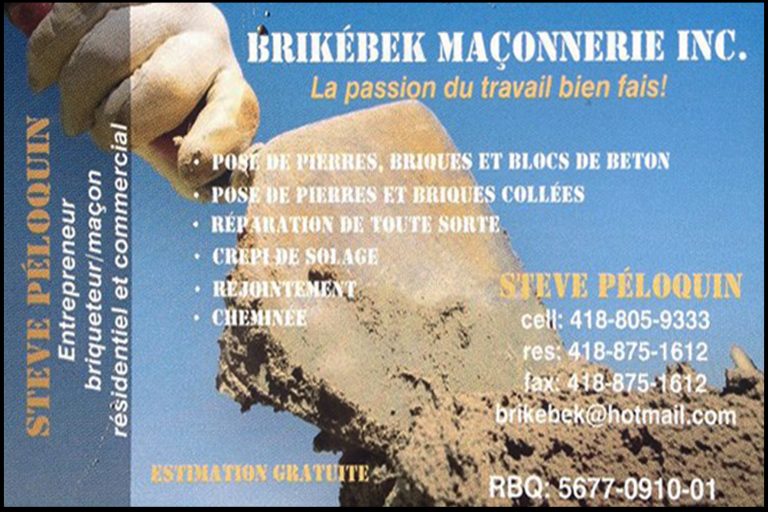 BRIKÉBEK MAÇONNERIE INC