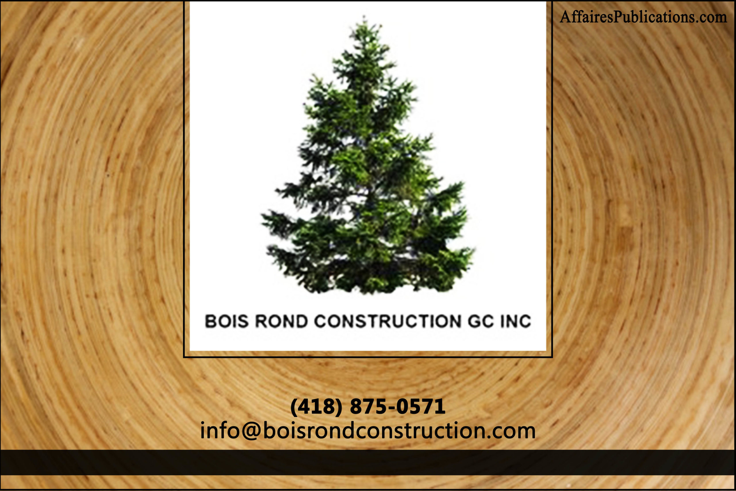 BOIS ROND CONSTRUCTION GC