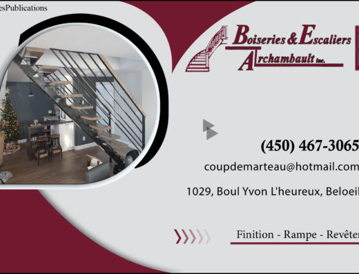 BOISERIES & ESCALIERS ARCHAMBAULT