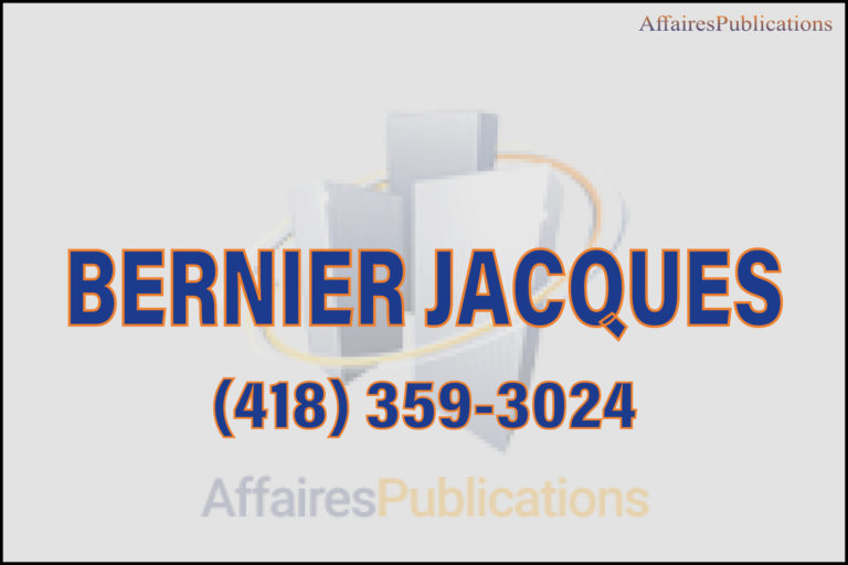 BERNIER JACQUES