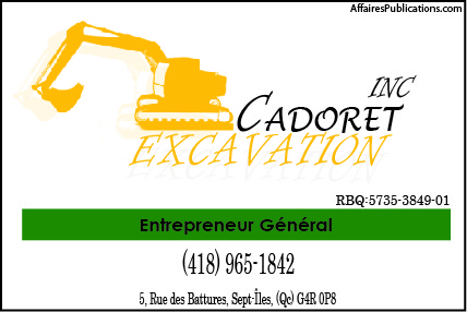 CADORET EXCAVATION INC