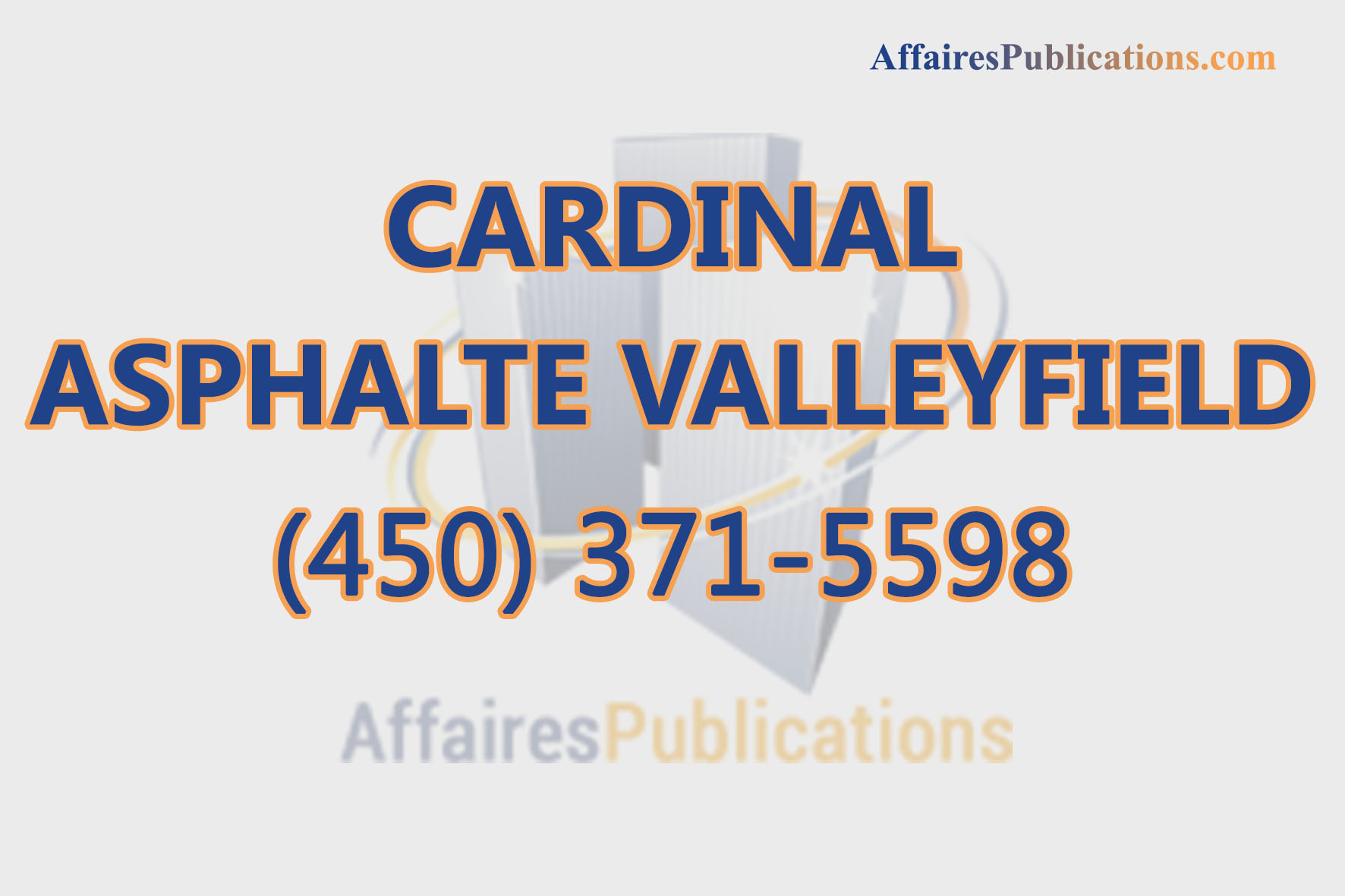 CARDINAL ASPHALTE VALLEYFIELD