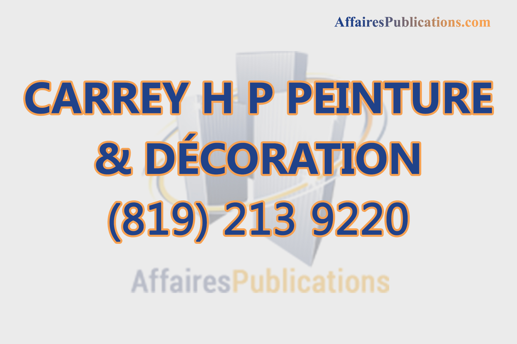 CARREY H P PEINTURE & DÉCORATION