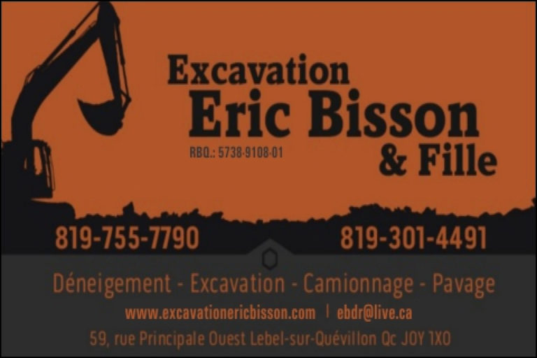 EXCAVATION ÉRIC BISSON ET FILLE