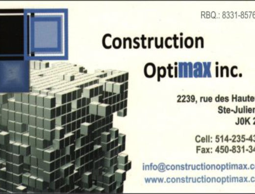 CONSTRUCTION OPTIMAX