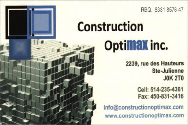 CONSTRUCTION OPTIMAX