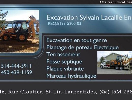 EXCAVATION SYLVAIN LACAILLE ENR