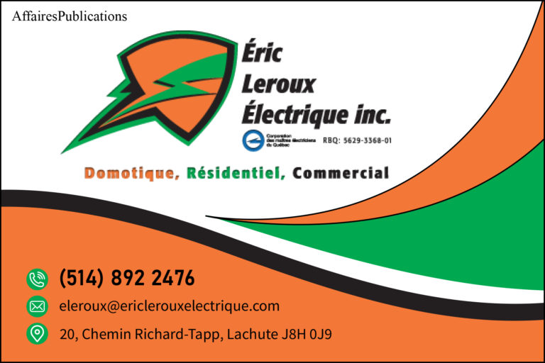 ÉRIC LEROUX ÉLECTRIQUE INC