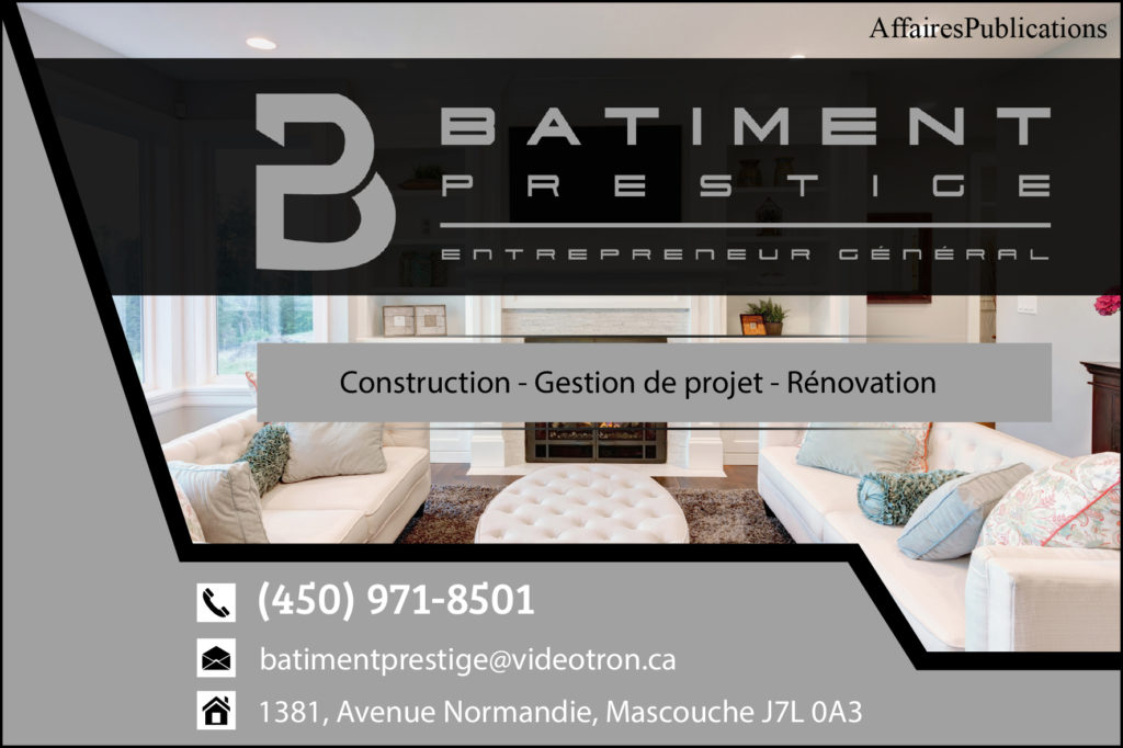 BÂTIMENT PRESTIGE INC