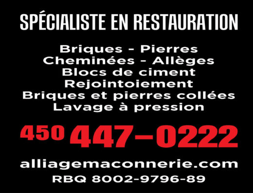 ALLIAGE MAÇONNERIE