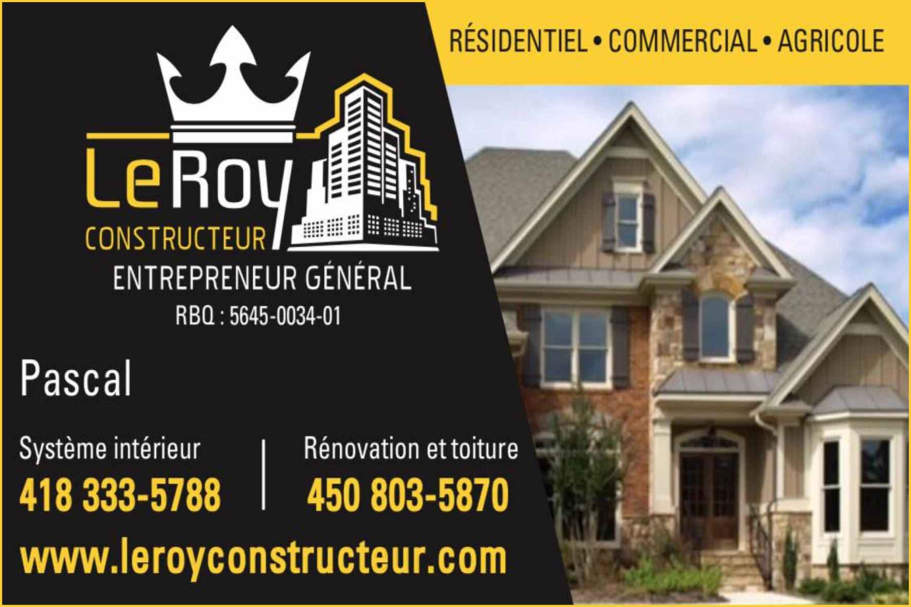 LEROY CONSTRUCTEUR