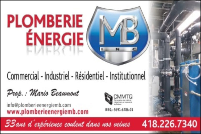 PLOMBERIE ÉNERGIE M.B INC