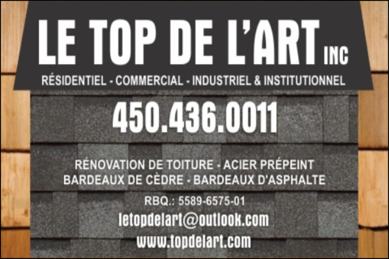LE TOP DE L&rsquo;ART INC