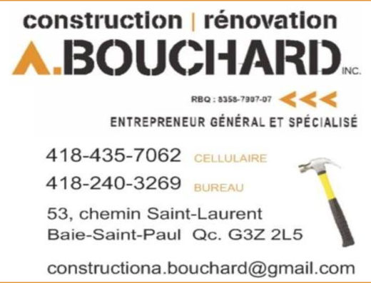 CONSTRUCTION RÉNOVATION A BOUCHARD INC