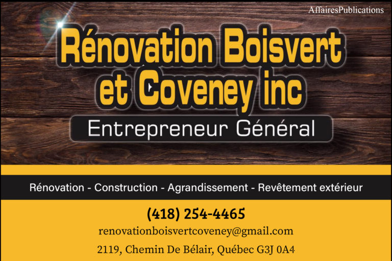 RÉNOVATION BOISVERT ET COVENEY