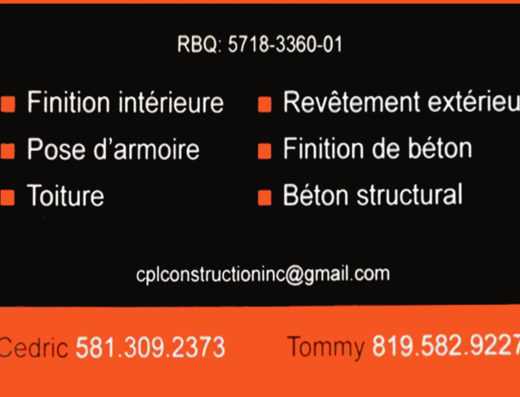 CONSTRUCTION POIRIER LACROIX (CPL)