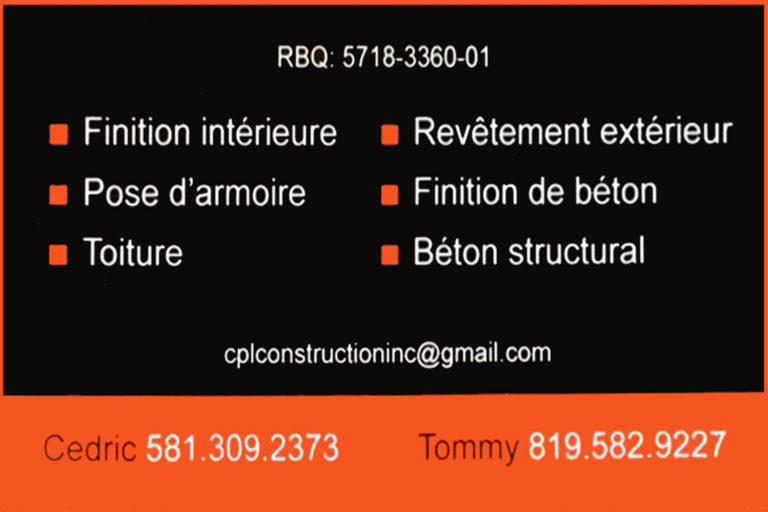 CONSTRUCTION POIRIER LACROIX (CPL)