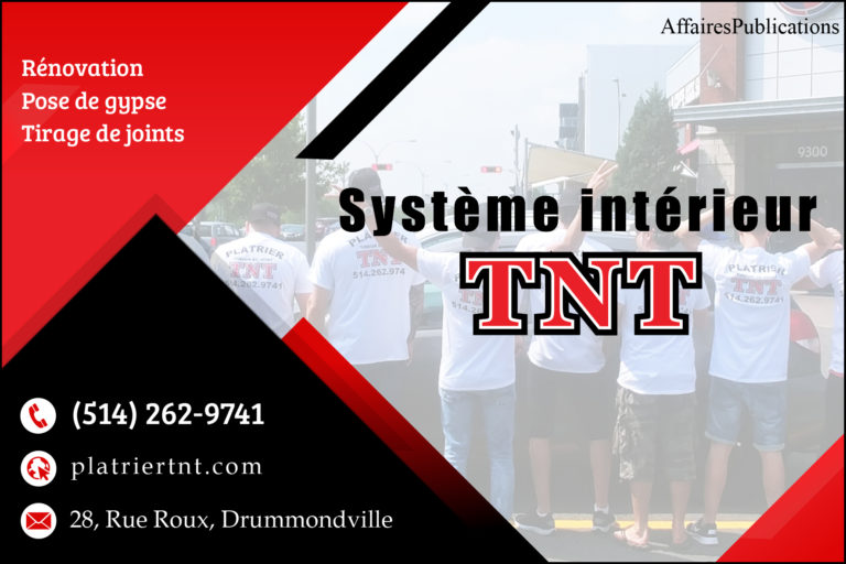 SYSTÈME INTÉRIEURE TNT INC
