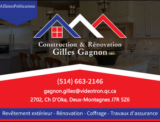 CONSTRUCTIONS ET RÉNOVATIONS GILLES GAGNON INC