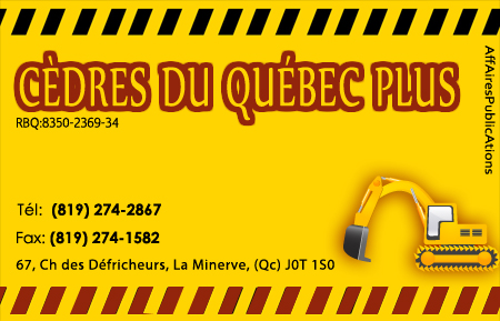 CÈDRES DU QUÉBEC PLUS