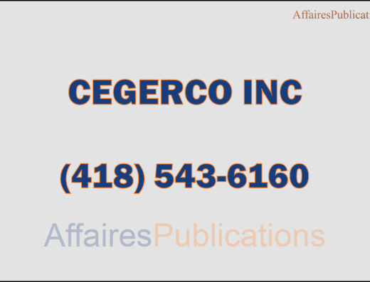 CEGERCO INC