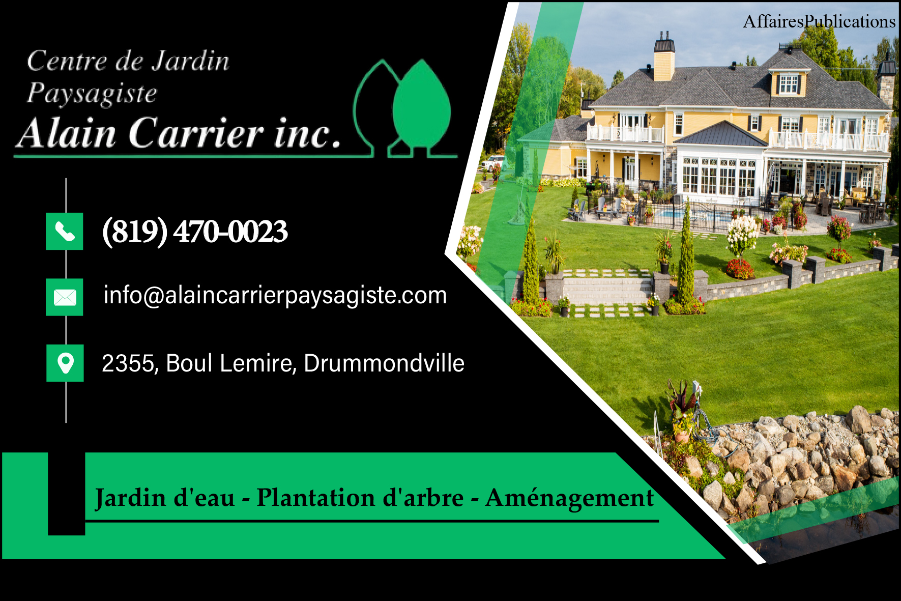 CENTRE DE JARDIN PAYSAGISTE ALAIN CARRIER INC