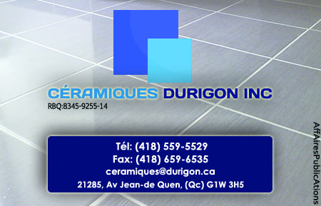 CÉRAMIQUES DURIGON INC