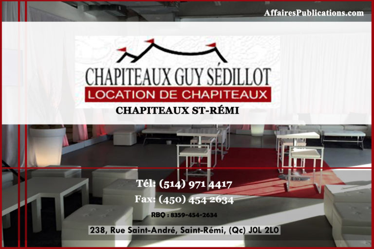 CHAPITEAUX ST-RÉMI