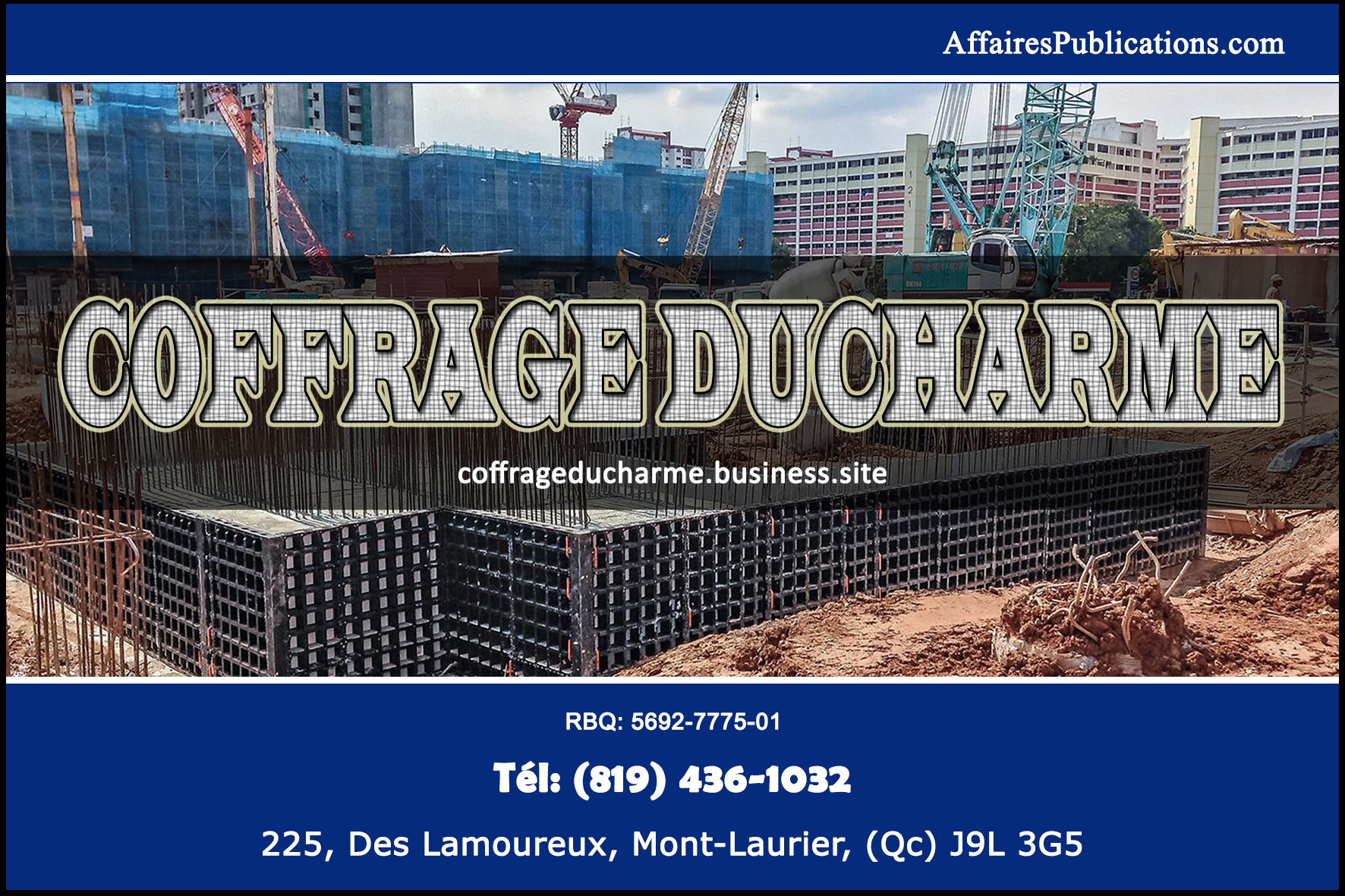 COFFRAGE DUCHARME