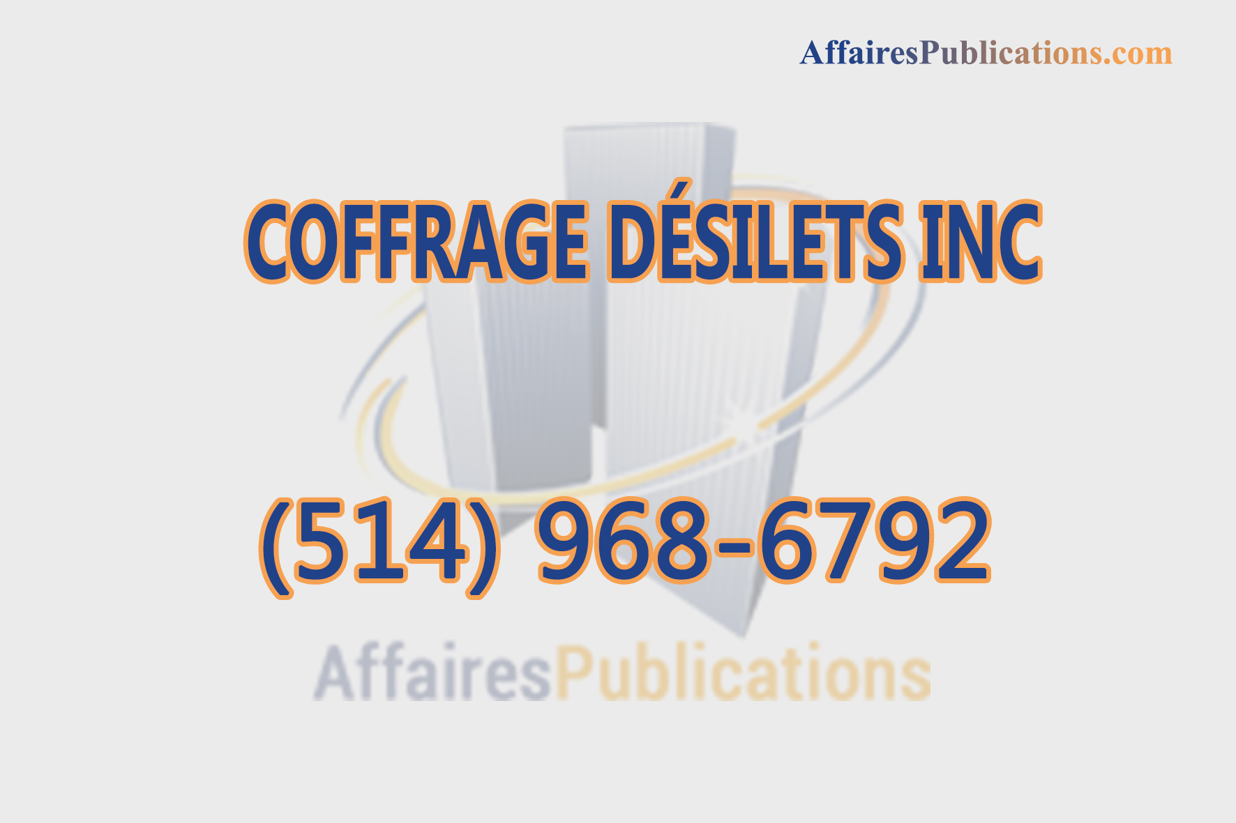 COFFRAGE DÉSILETS INC
