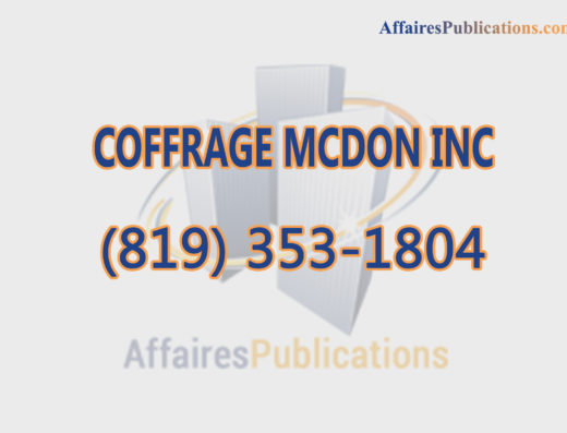 COFFRAGE MCDON INC