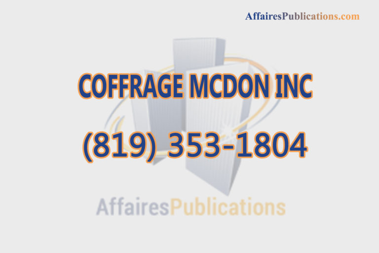 COFFRAGE MCDON INC