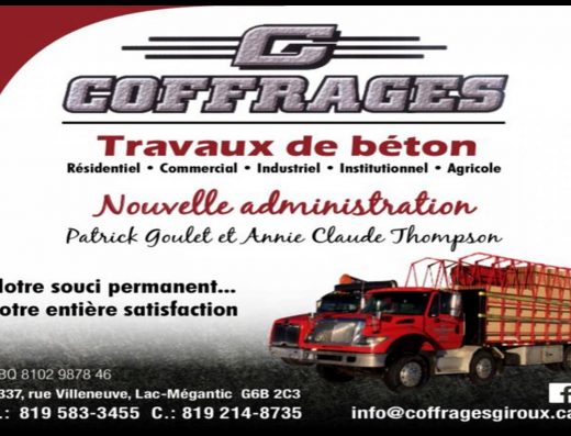 COFFRAGES A GIROUX INC