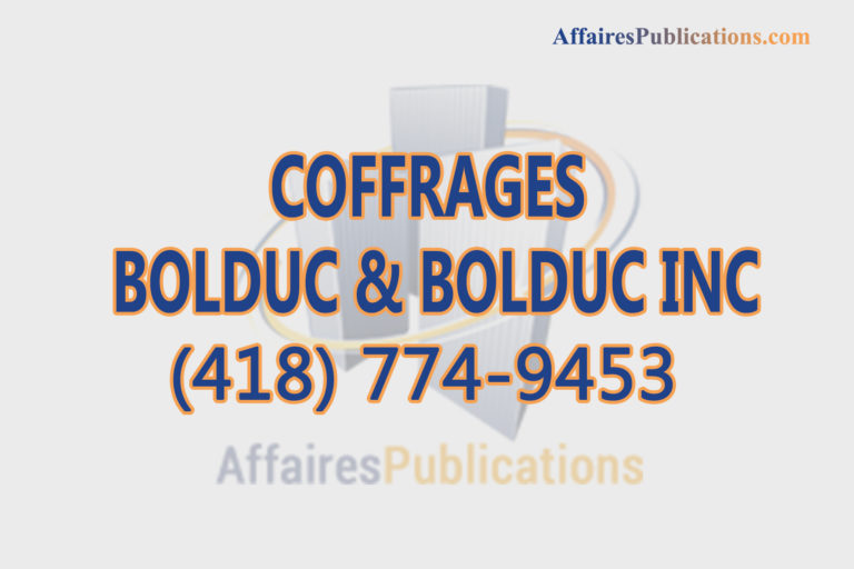 COFFRAGES BOLDUC & BOLDUC INC