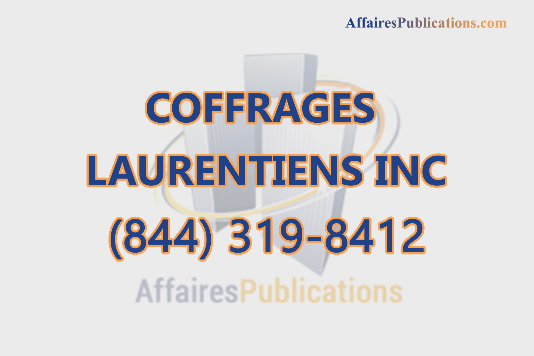 COFFRAGES LAURENTIENS INC
