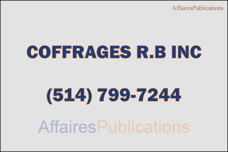 COFFRAGES R.B INC