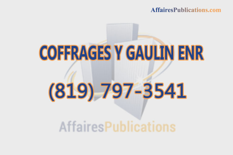 COFFRAGES Y GAULIN ENR